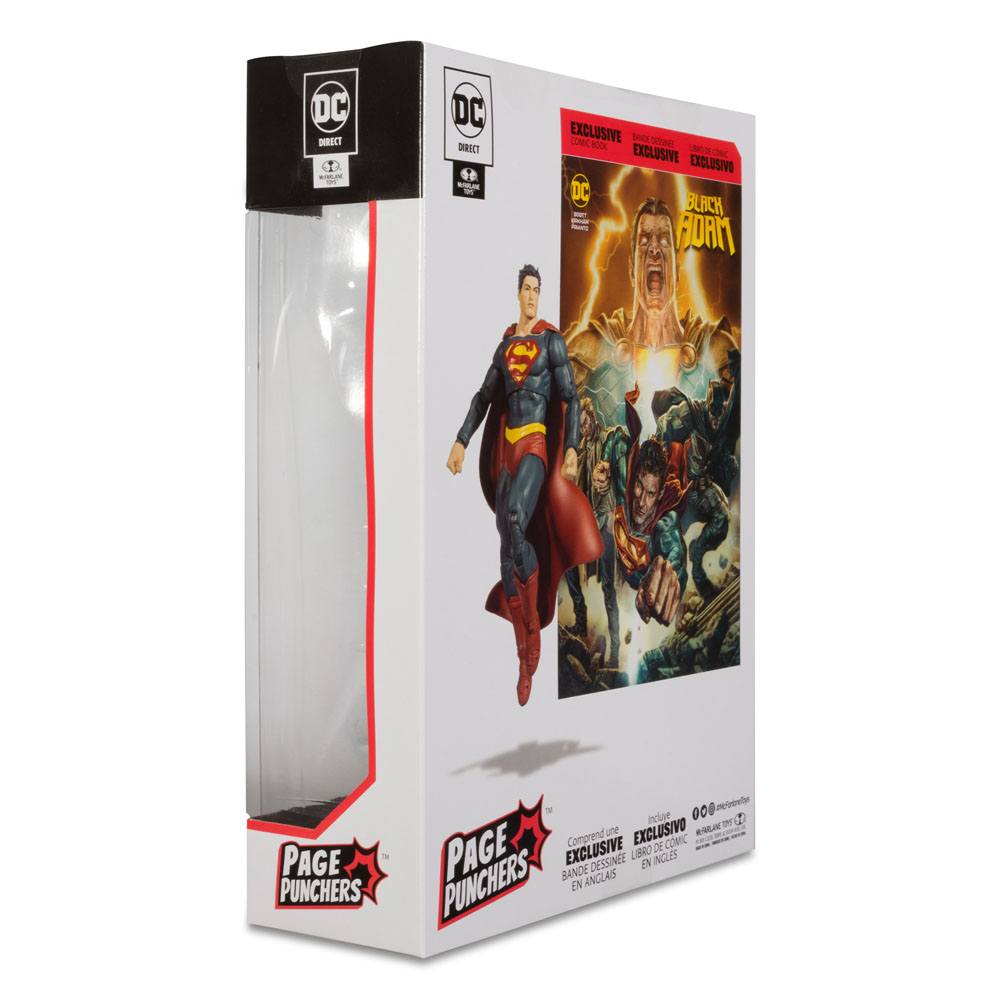 DC Black Adam Page Punchers Action Figure Superman 18 cm