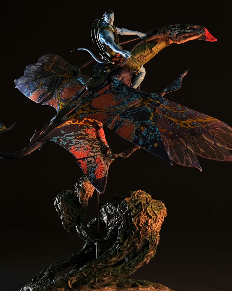 Avatar: The Way of Water Action Figure Recom Quaritch & RDA Banshee (Gold Label)