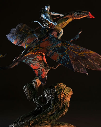 Avatar: The Way of Water Action Figure Recom Quaritch & RDA Banshee (Gold Label)