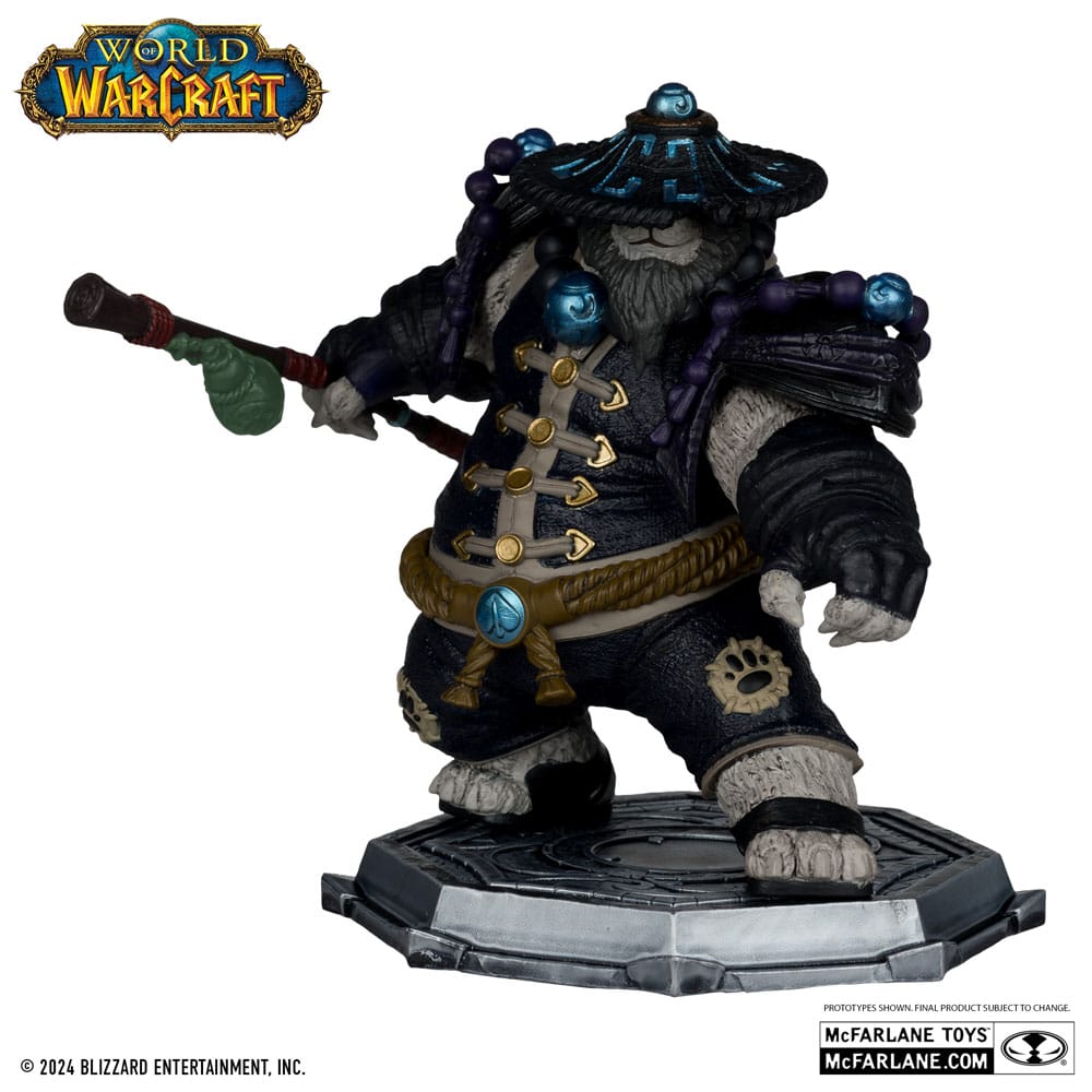 World of Warcraft PVC Statue 2-Pack 1/12 Dwarf Hunter: Beast Master & Pandaren: Monk (Gold Label) 15 cm Statues