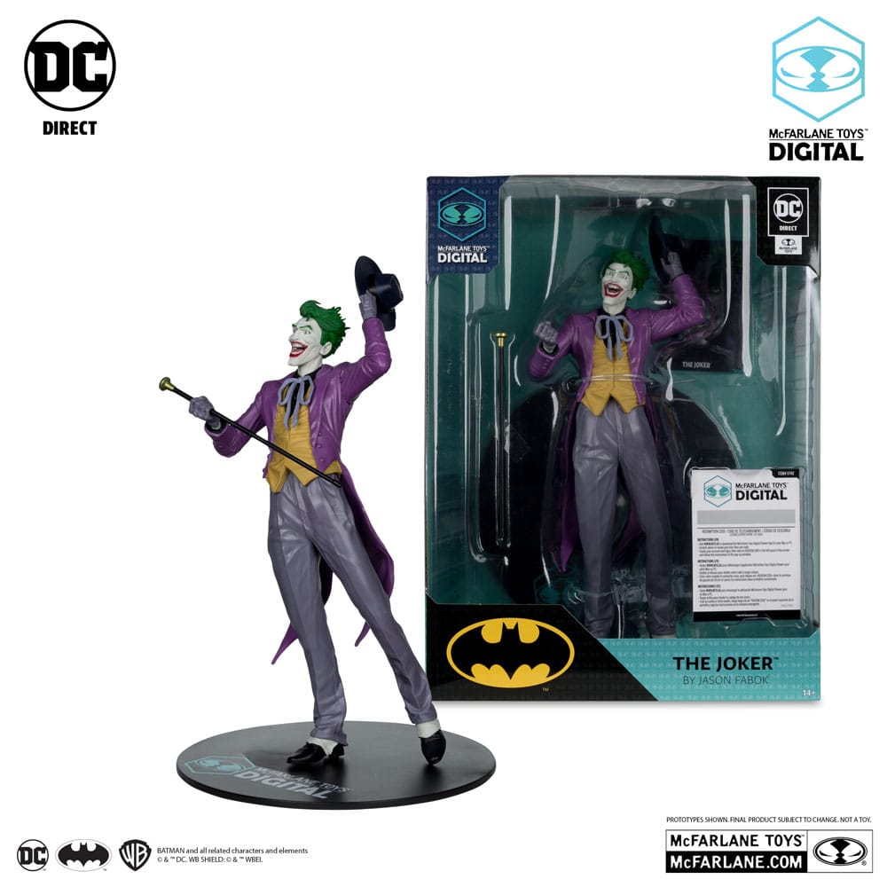 DC Direct PVC Statue 1/6 The Joker by Jason Fabok (McFarlane Digital) 29 cm Statues