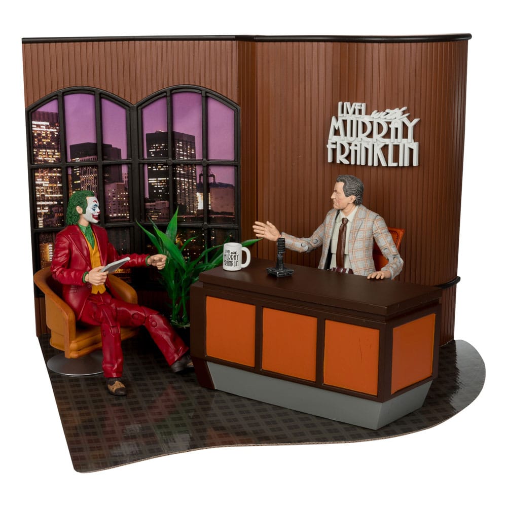 Joker DC Multiverse (Joker Movie) Deluxe Colllector Action Figure The Joker (Live with Murray Franklin) Limited Edition