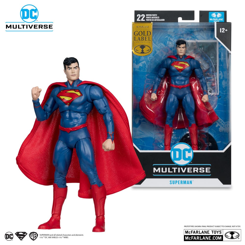 The New 52 DC Multiverse Action Figure Superman (Gold Label) 18 cm Action figures