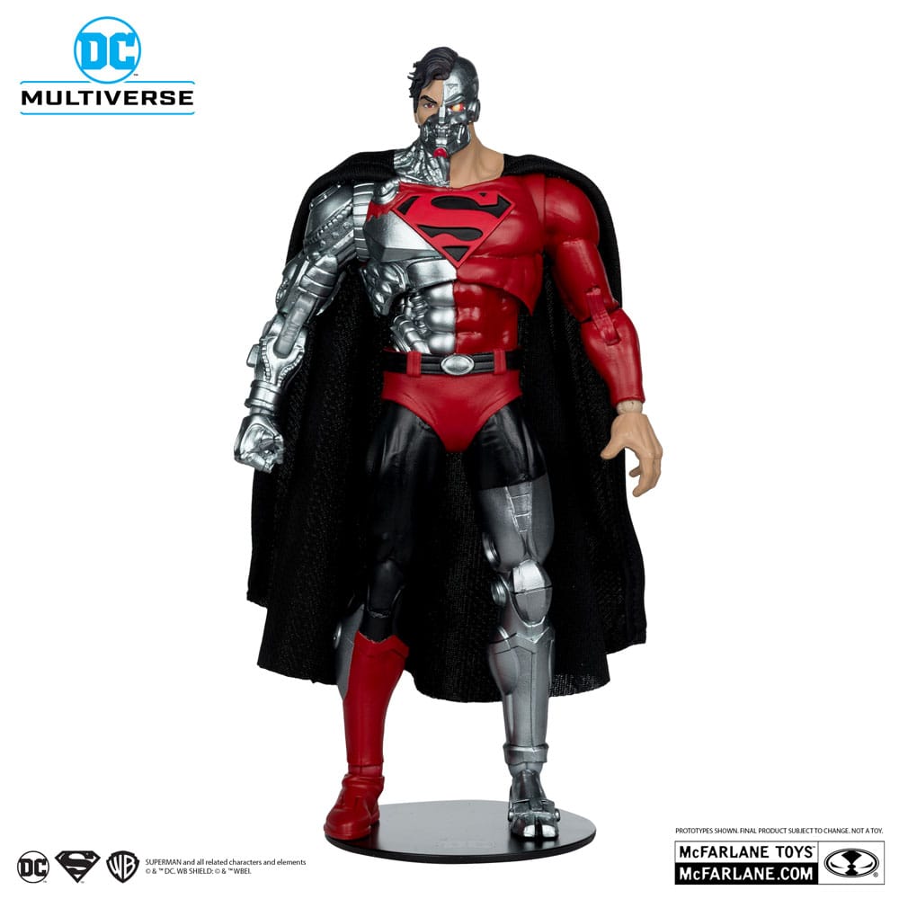 Revenge of the Green Lanterns DC Multiverse Action Figure Cyborg Superman (Gold Label) 18 cm