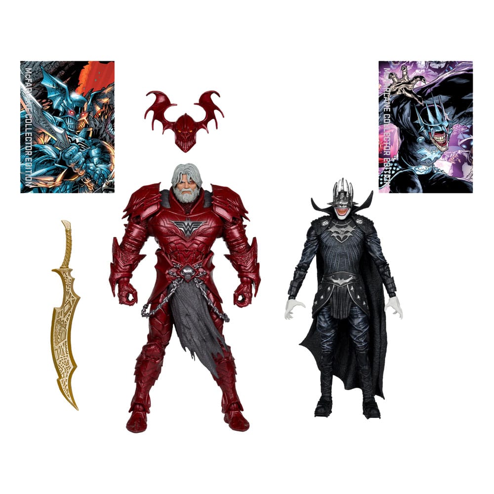 DC Multiverse McFarlane Collector Edition Action Figure 2-Pack #04 Batman who laughs (Knight Armor) & Merciless (Dark Multiverse)  18 cm