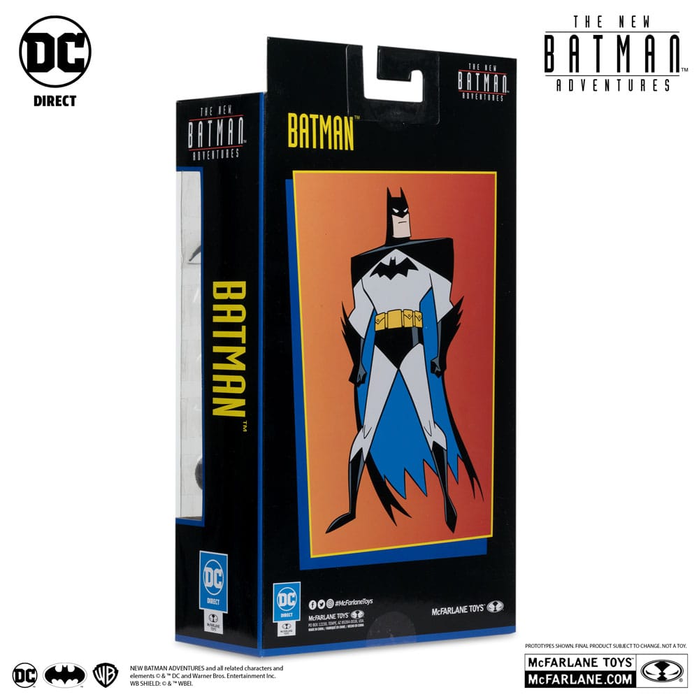 The New Batman Adventure DC Multiverse Action Figure Batman (Silver) Platinum Edition 18 cm