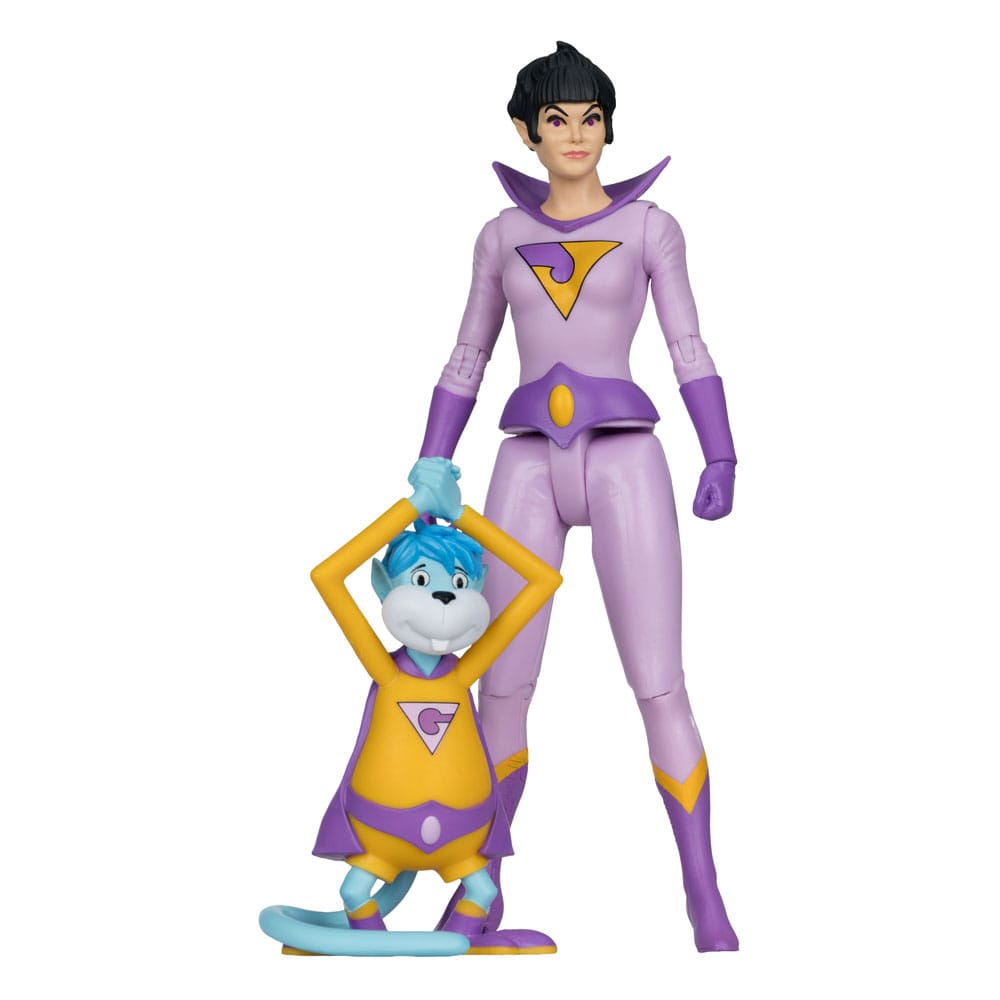 DC Retro Super Friends Action Figure Jayna & Gleek (Red Platinum Edition) 15 cm Action figures