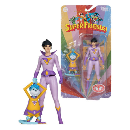 DC Retro Super Friends Action Figure Jayna & Gleek (Red Platinum Edition) 15 cm Action figures