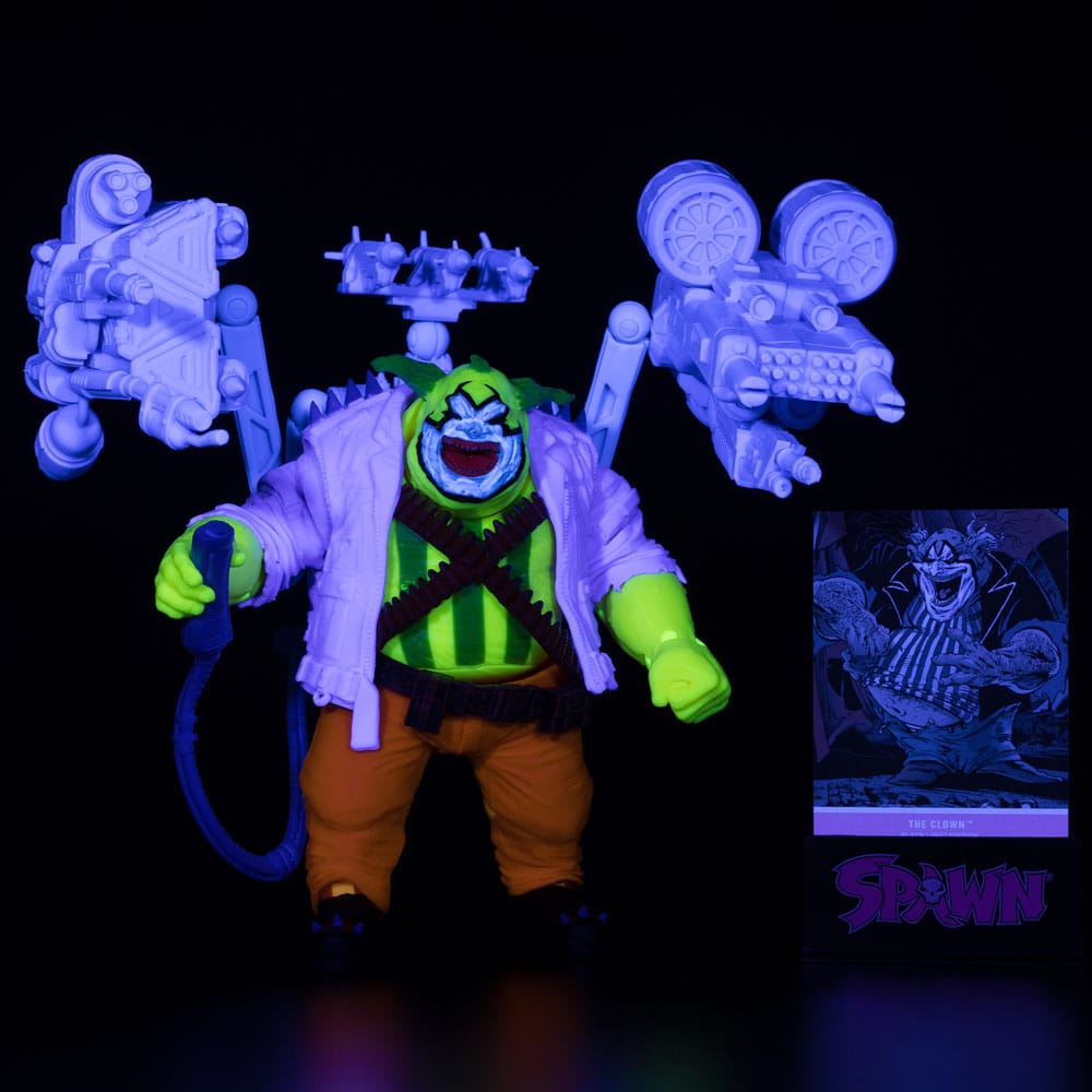 Spawn Action Figure The Clown (Black Light Edition) (Gold Label) 30 cm Action figures