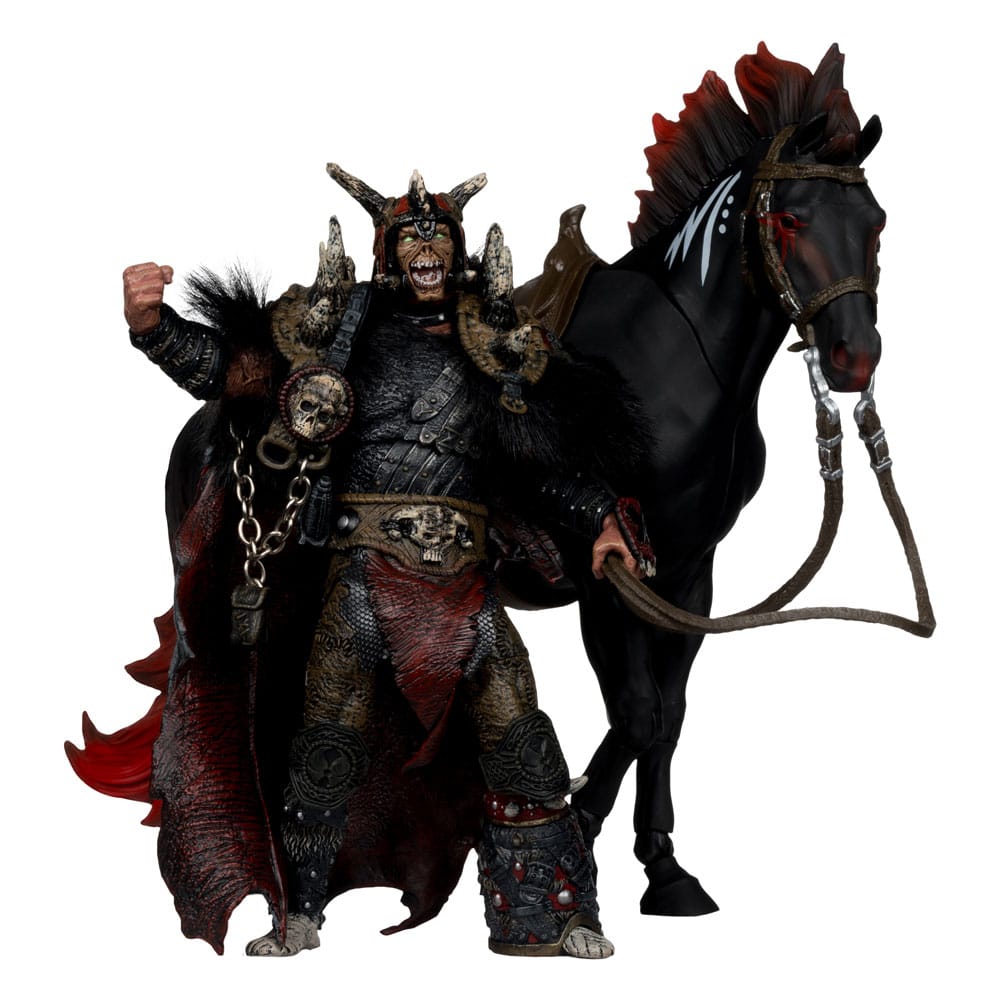Spawn Action Figure 2-Pack Bloodaxe with Horse (Spawn: The Dark Ages) 18 cm Action toys