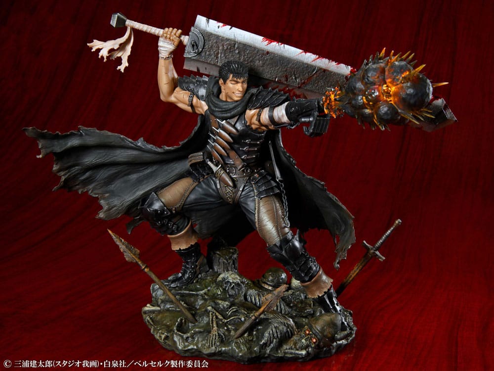 Berserk PVC Statue 1/7 Guts Black Swordsman Ver. 26 cm
