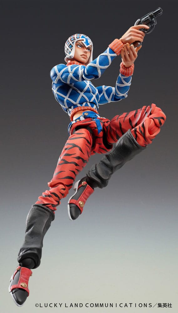 JoJo’s Bizarre Adventure Part 5 Statue Legend PVC Statue Chozokado Guido Mista & S P (re-run) 15 cm Action figures