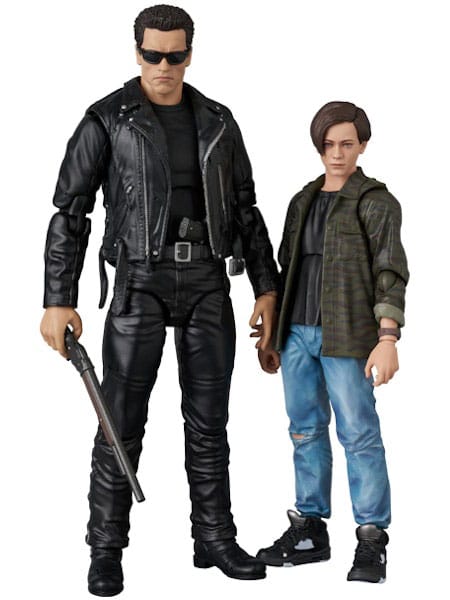Terminator 2 MAFEX Action Figure T-800 (T2 Ver.) & John Connor 16 cm Action figures