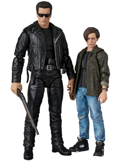 Terminator 2 MAFEX Action Figure T-800 (T2 Ver.) & John Connor 16 cm Action figures