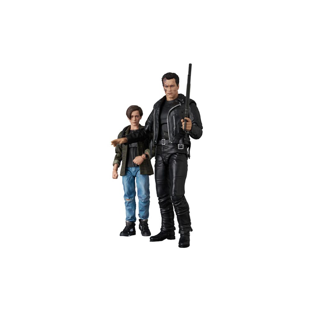 Terminator 2 MAFEX Action Figure T-800 (T2 Ver.) & John Connor 16 cm