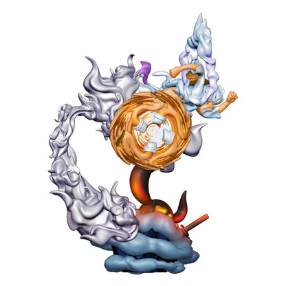 One Piece Petitrama PVC Mini Statue Logbox Re Birth Gear Fifth Special Set 9 cm Statues