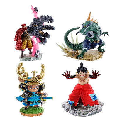 One Piece Petitrama PVC Mini Statue Logbox Re Birth Wanokuni Vol. 2 Set 9 cm Statues