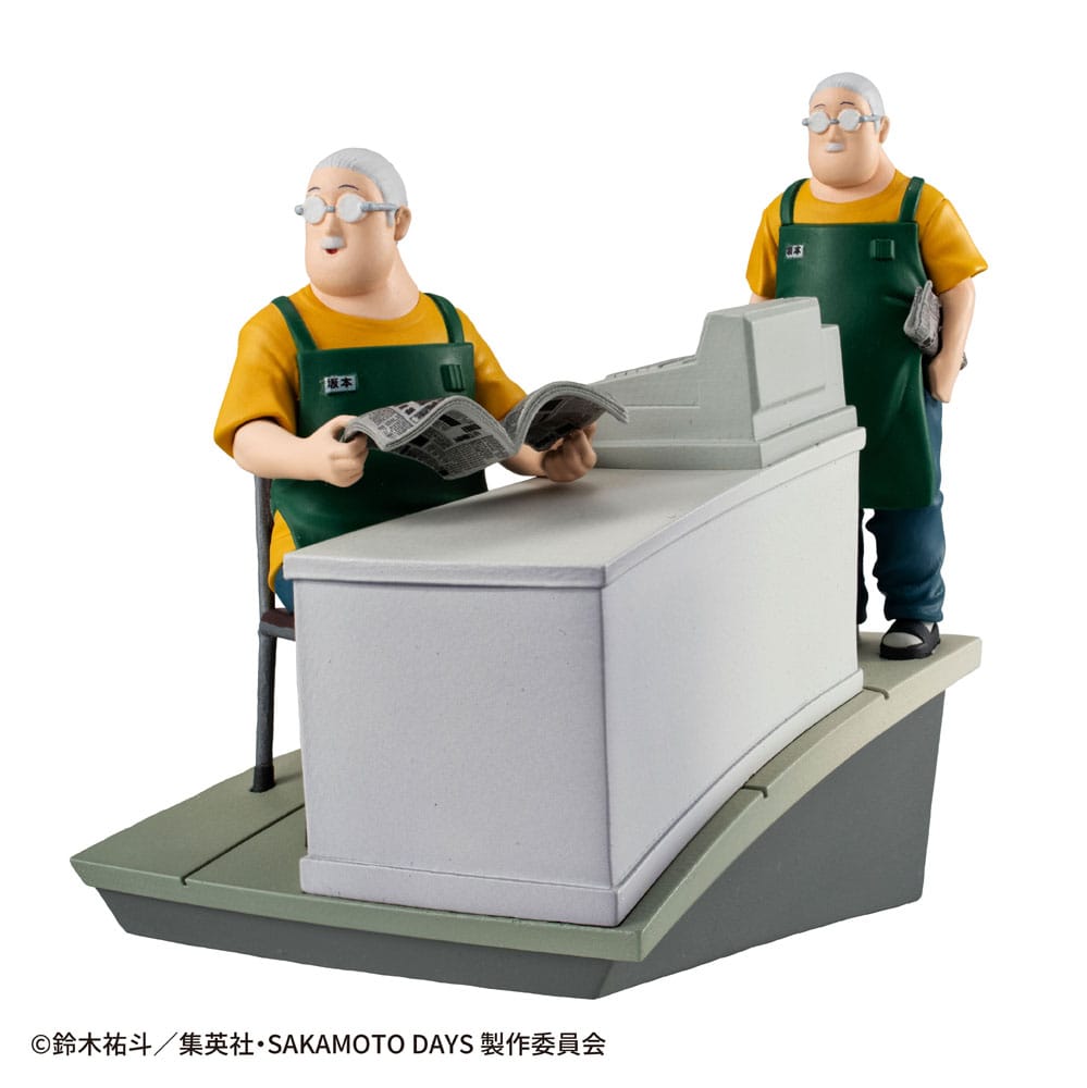 Sakamoto Days Petitrama EX Series Trading Figure 4-Set Cut Out Scenes Set 9 cm Mini-figures