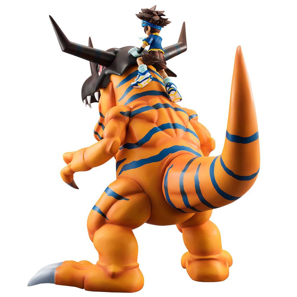 Digimon Adventure G.E.M. Series PVC Statue Greymon & Taichi 25 cm