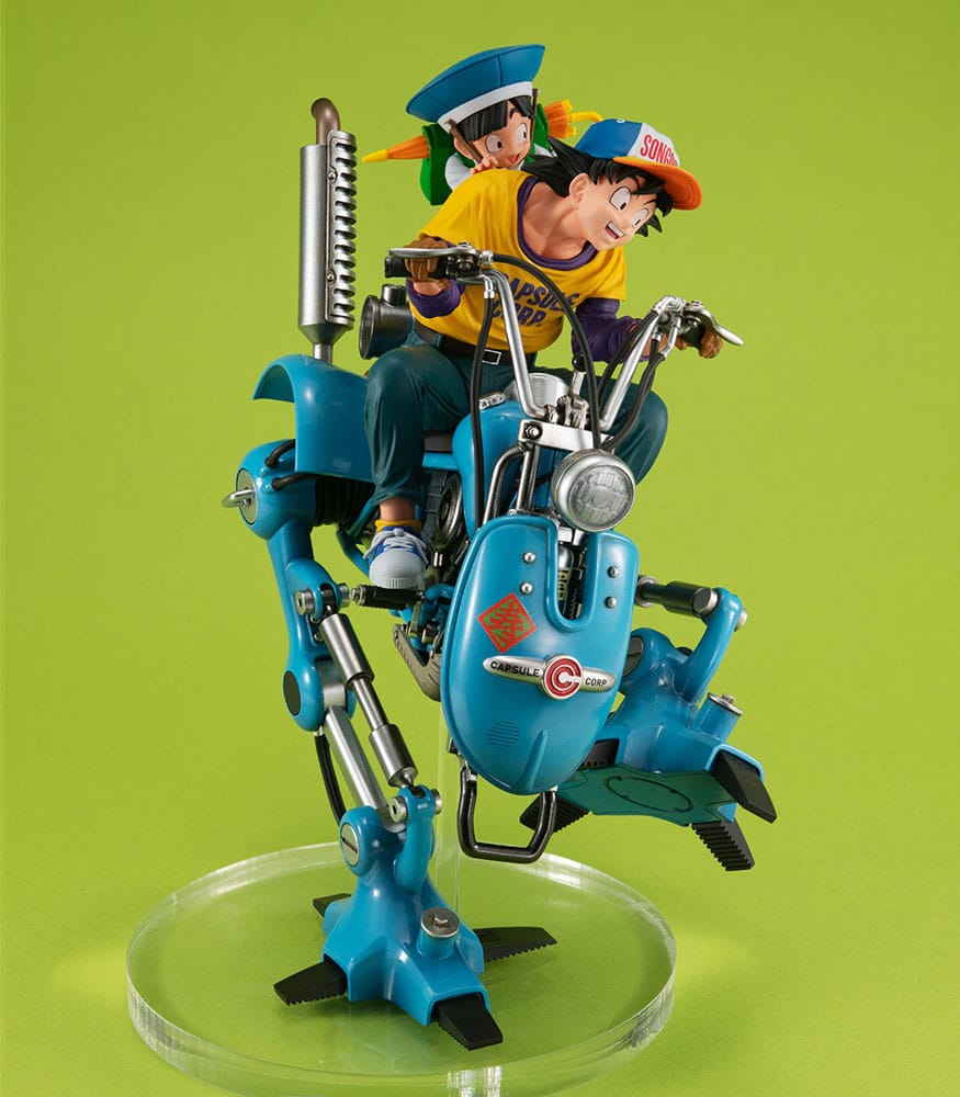 Dragonball Z Desktop Real McCoy EX PVC Diorama Son Goku & Son Gohan & Robot with two legs 20 cm Statues