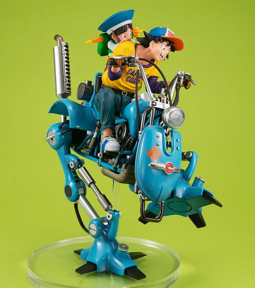 Dragonball Z Desktop Real McCoy EX PVC Diorama Son Goku & Son Gohan & Robot with two legs 20 cm Statues
