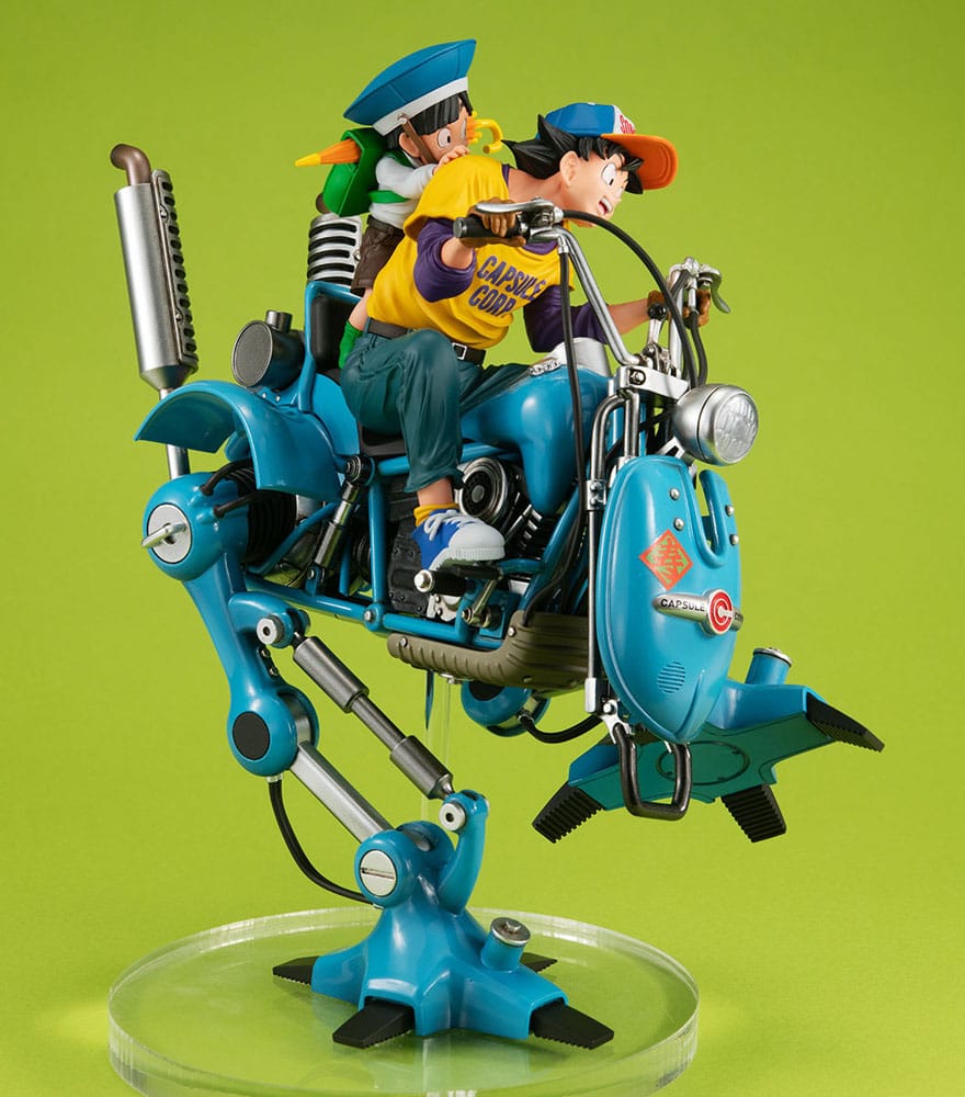 Dragonball Z Desktop Real McCoy EX PVC Diorama Son Goku & Son Gohan & Robot with two legs 20 cm Statues