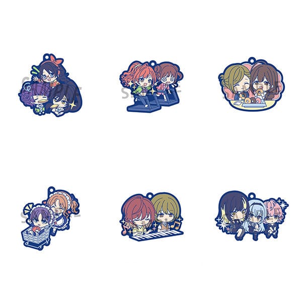 The Idolmaster Shiny Colors Rubber Charms Vol. 2 6 cm Assortment (6) Pendants & necklaces