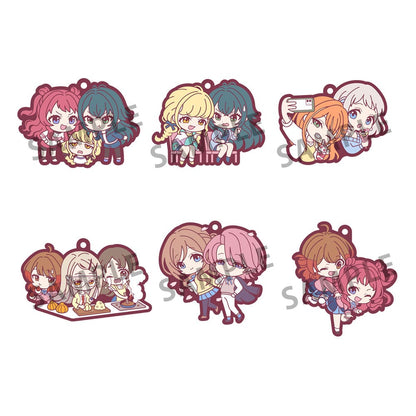 Idolmaster Rubber Mascot Buddycolle Rubber Charms Gakuen 7 cm Assortment (6) Pendants & necklaces