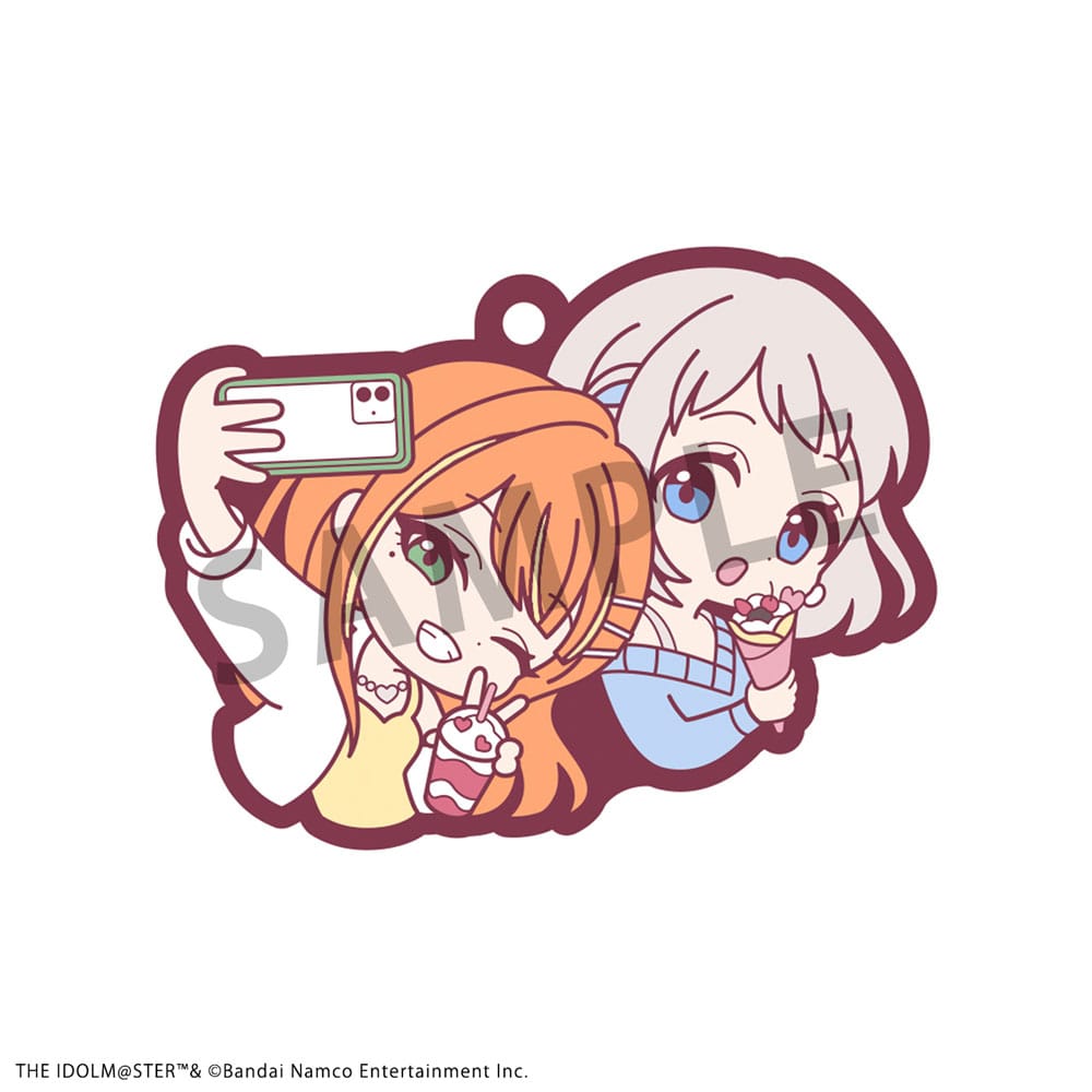 Idolmaster Rubber Mascot Buddycolle Rubber Charms Gakuen 7 cm Assortment (6) Pendants & necklaces