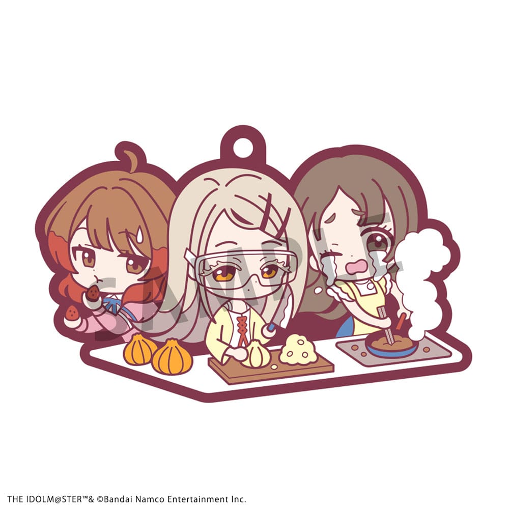 Idolmaster Rubber Mascot Buddycolle Rubber Charms Gakuen 7 cm Assortment (6) Pendants & necklaces