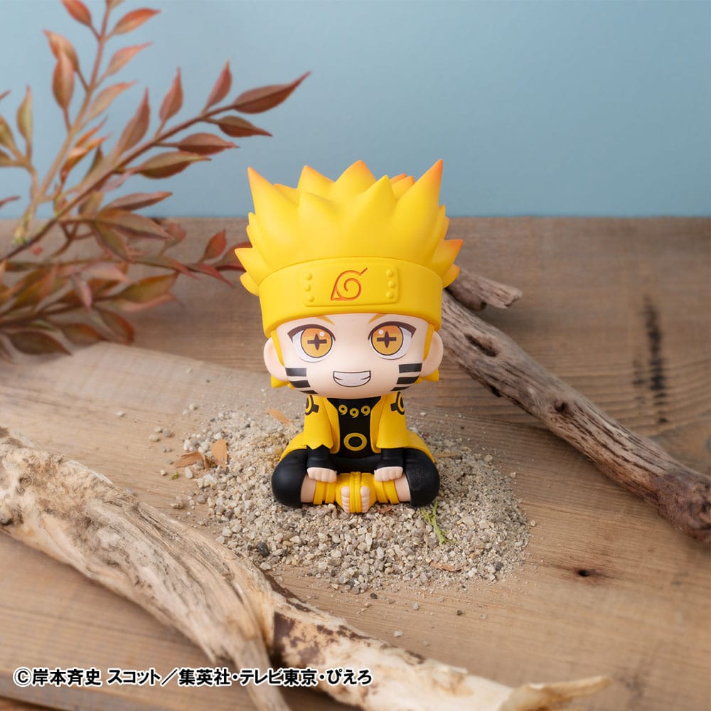 Naruto Shippuden Look Up PVC Statue Naruto Uzumaki Six Paths Sage Mode 11 cm Statues