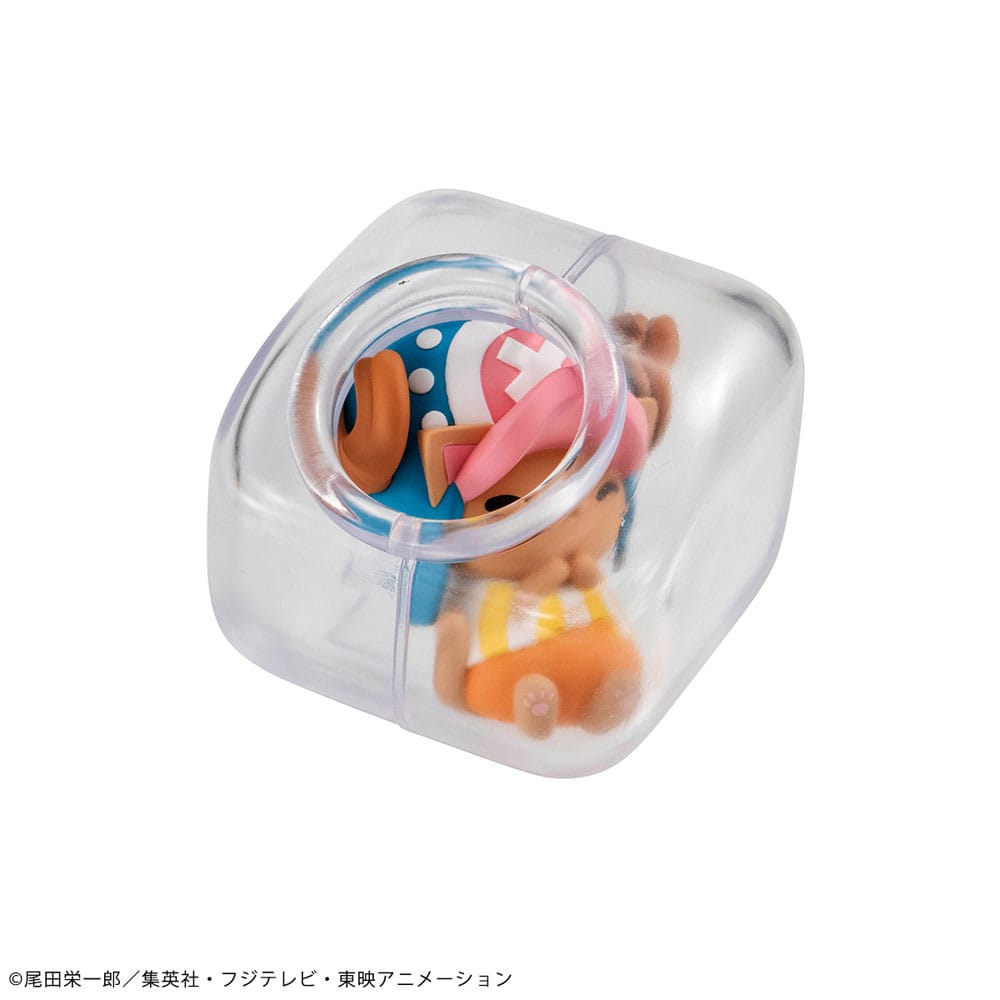 One Piece Mega Cat Project Trading Figure Good Night NyanPieceNyan! 3 cm Assortment (8) Mini-figures