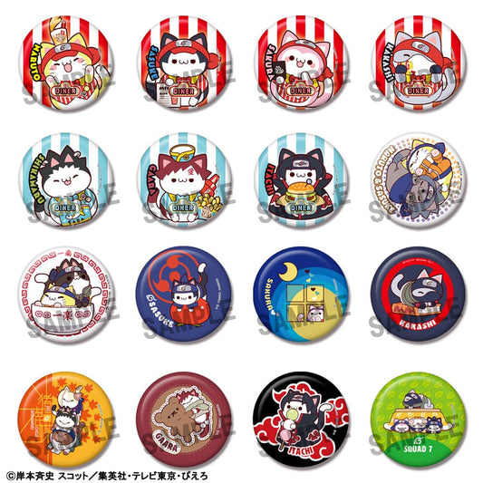 Naruto Mega Cat Project Nyaruto! Enamel Pin 5 cm Assortment (16) Pins & Brooches