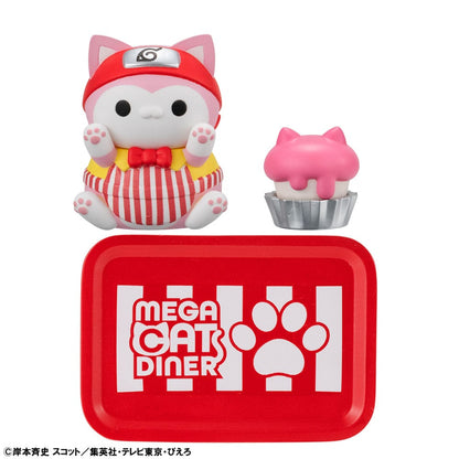 Naruto Shippuden Mega Cat Project Nyaruto! Trading Figures Mega Cat Diner 3 cm Assortment (6)