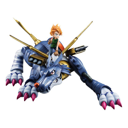 Digimon Adventure Precious G.E.M. Series PVC Statue Metal Garurumon & Ishida Yamato 30 cm Statues