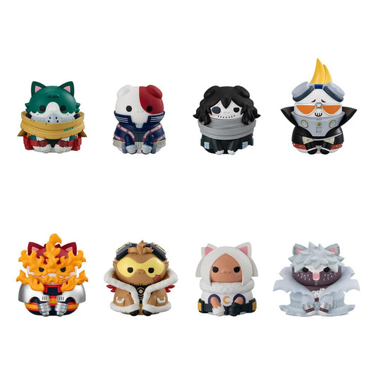 My Hero Academia Mega Cat Project Heroaca Cats No.01 3 cm Assortment (8) Mini-figures