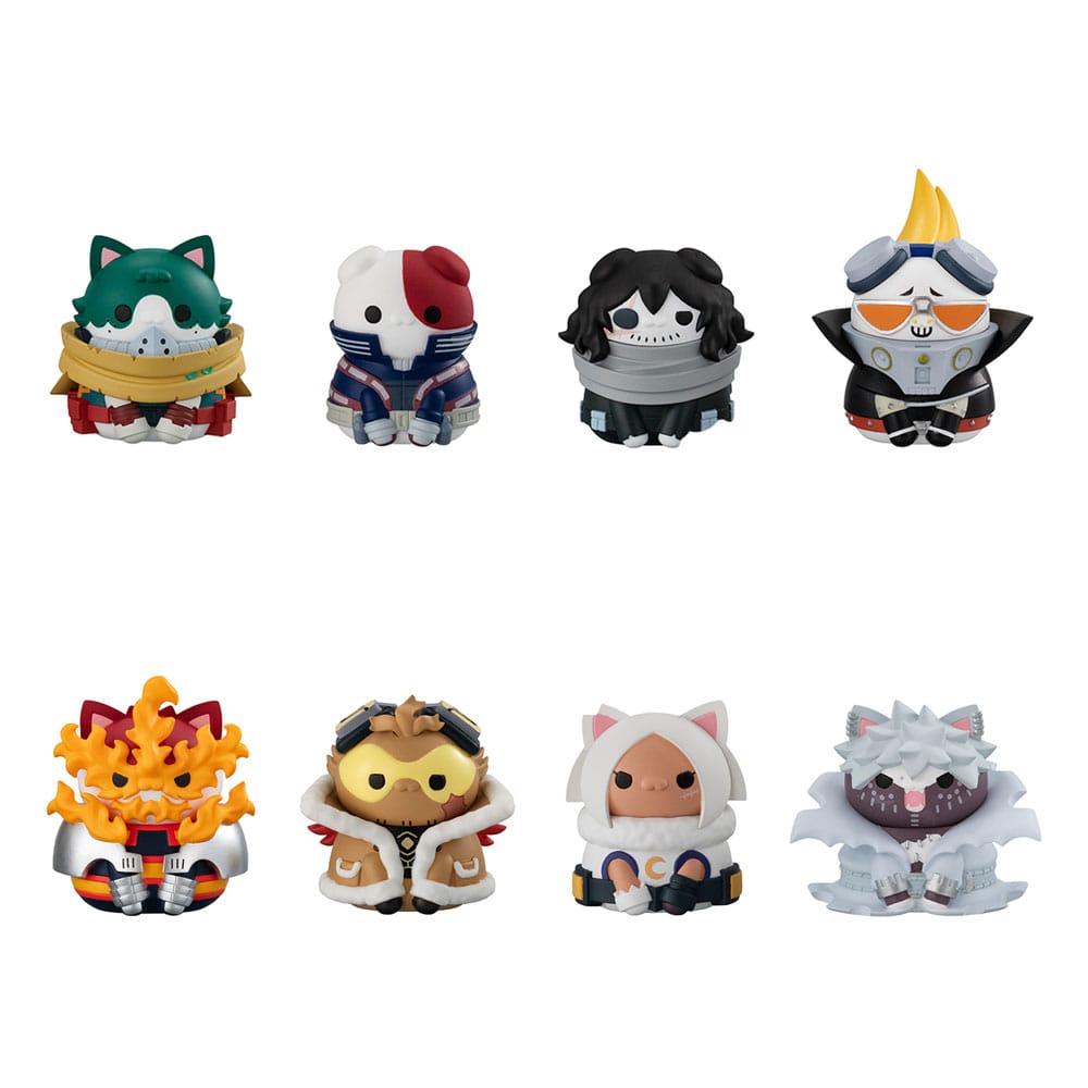 My Hero Academia Mega Cat Project Heroaca Cats No.01 3 cm Assortment (8) Mini-figures