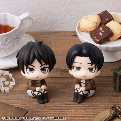 Attack on Titan Look Up PVC Statue Eren Jaeger & Levi Set (with gift) 11 cm Statues
