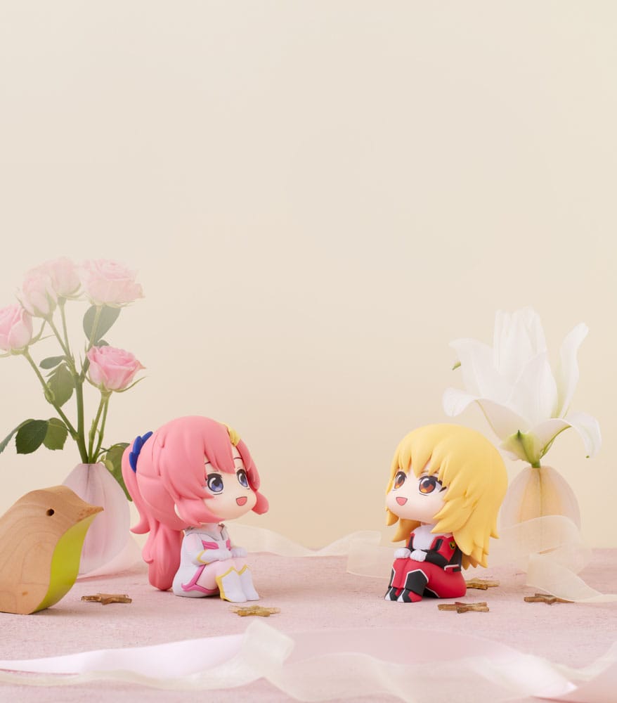 Mobile Suit Gundam Seed Freedom Look Up PVC Statue Lacus Clyne & Cagalli Yula Athha (with gift) 11 cm