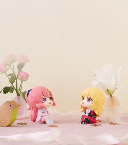 Mobile Suit Gundam Seed Freedom Look Up PVC Statue Lacus Clyne & Cagalli Yula Athha (with gift) 11 cm
