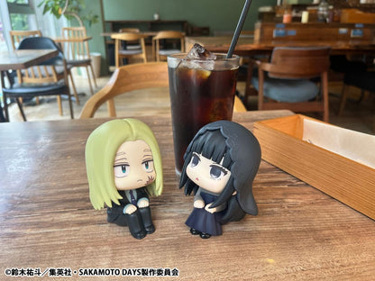 Sakamoto Days Look Up PVC Statue Shishiba & Osaragi Set (with gift) 11 cm