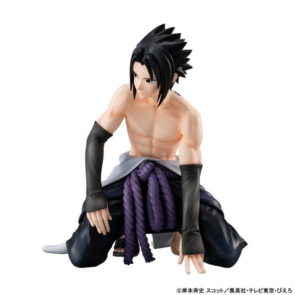 Naruto Shippuden G.E.M. Series PVC Statue Sasuke Palm Size 12 cm