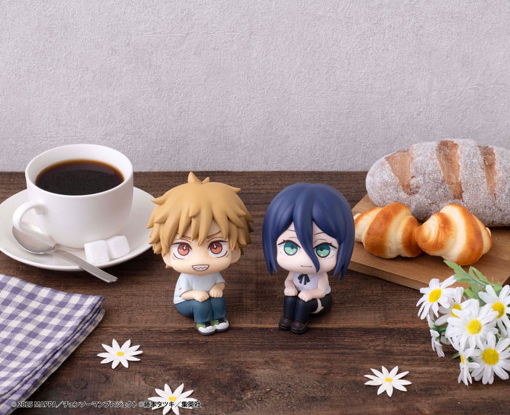 Chainsaw Man The Movie: Reze Arc Look Up PVC Statues Denji & Reze Set (with gift) 11 cm