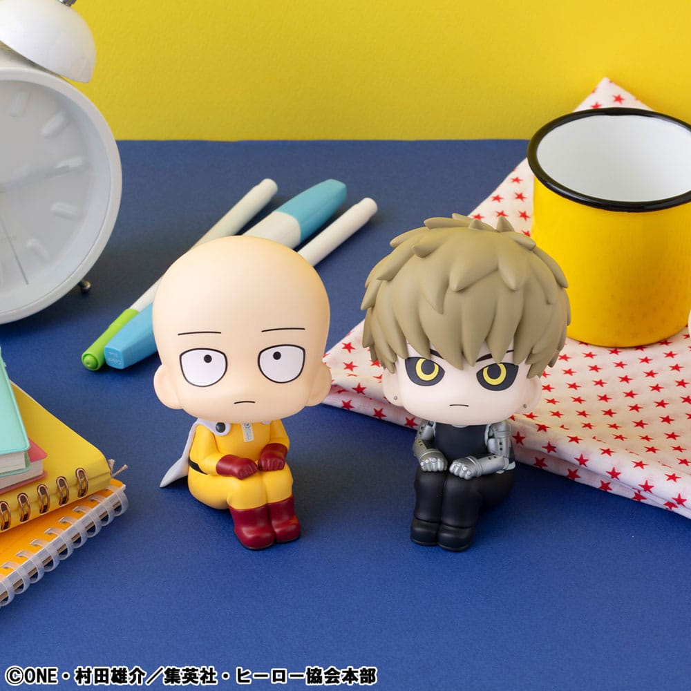 One Punch Man Look Up PVC Statue Saitama & Genos 11 cm (with gift)
