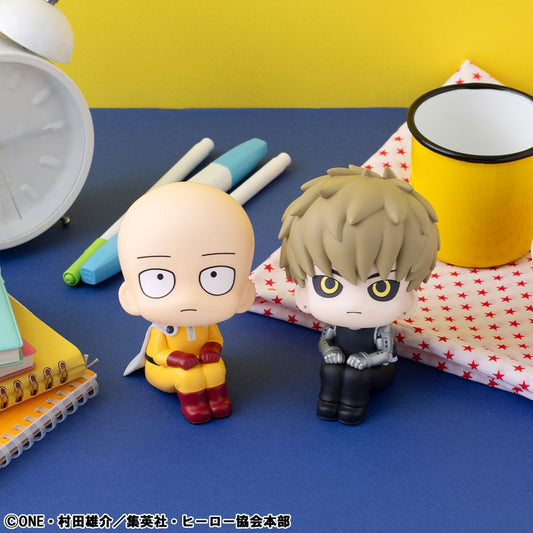 One Punch Man Look Up PVC Statue Saitama & Genos 11 cm (with gift)