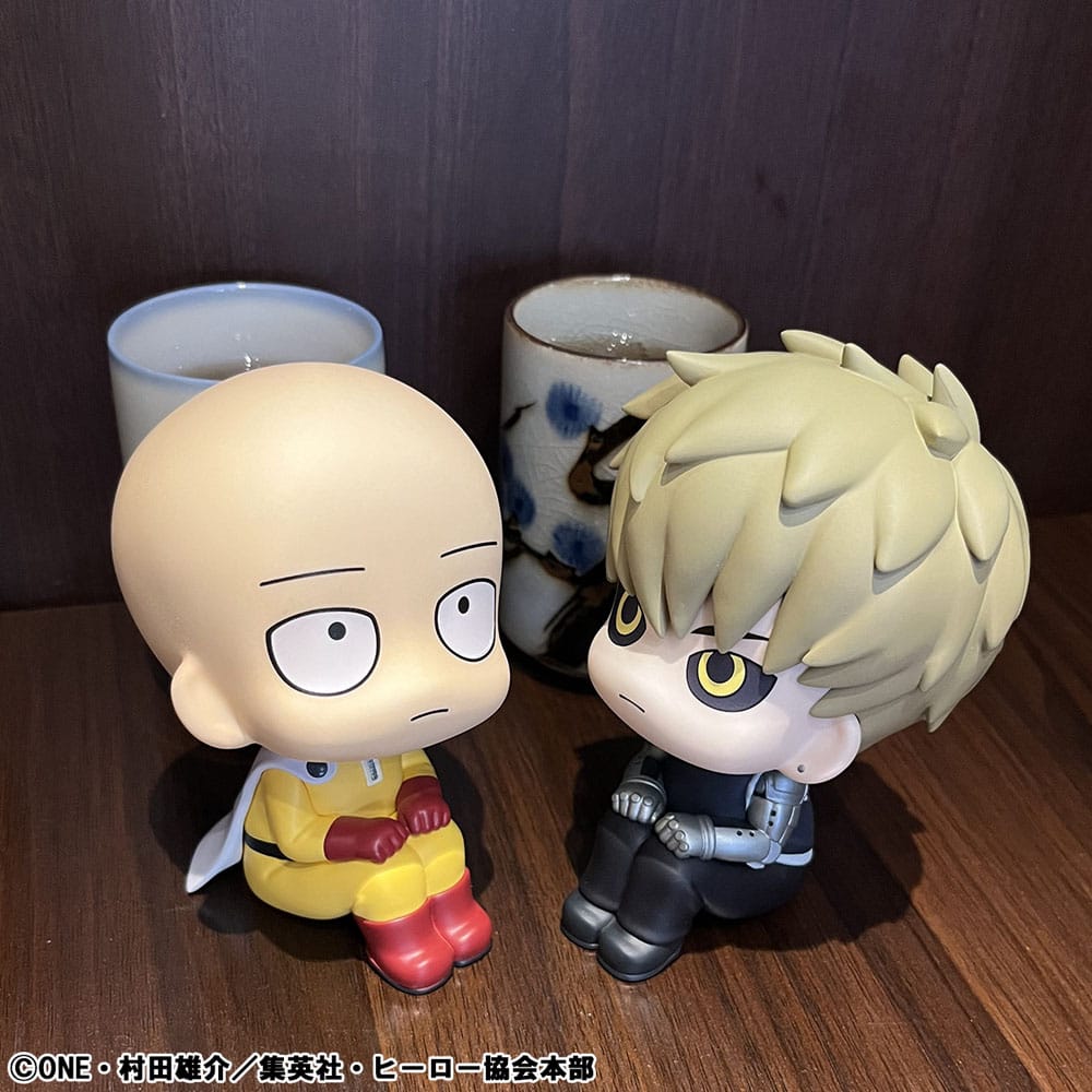 One Punch Man Look Up PVC Statue Saitama & Genos 11 cm (with gift)