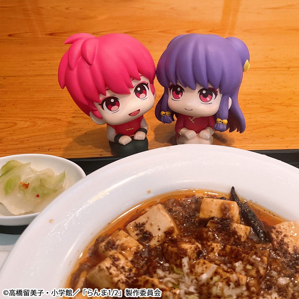 Ranma 1/2 Look Up PVC Statue Ranma & Shampoo 11 cm (with gift)