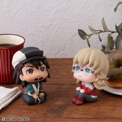Tiger & Bunny Look Up PVC Statues Kaburagi T Kotetsu & Barnaby Brooks Jr. Set (with gift) 11 cm Statues