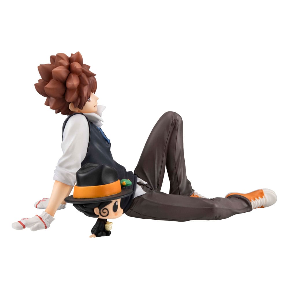 Katekyo Hitman Reborn! G.E.M. Series PVC Statue Tsuna & Reborn Palm Size 9 cm
