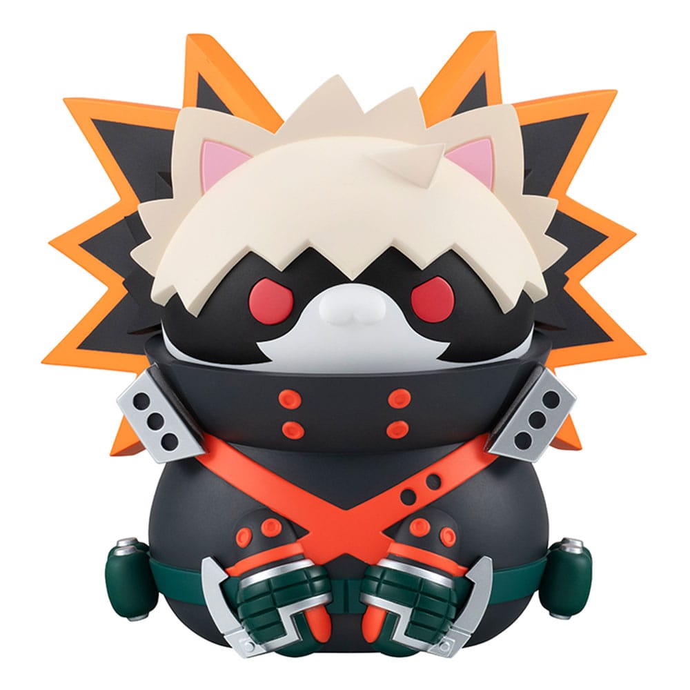 My Hero Academia Mega Cat Project Nyanto! The Big Heroaca Cats Series Series Trading Figure Katsuki Bakugo 12 cm